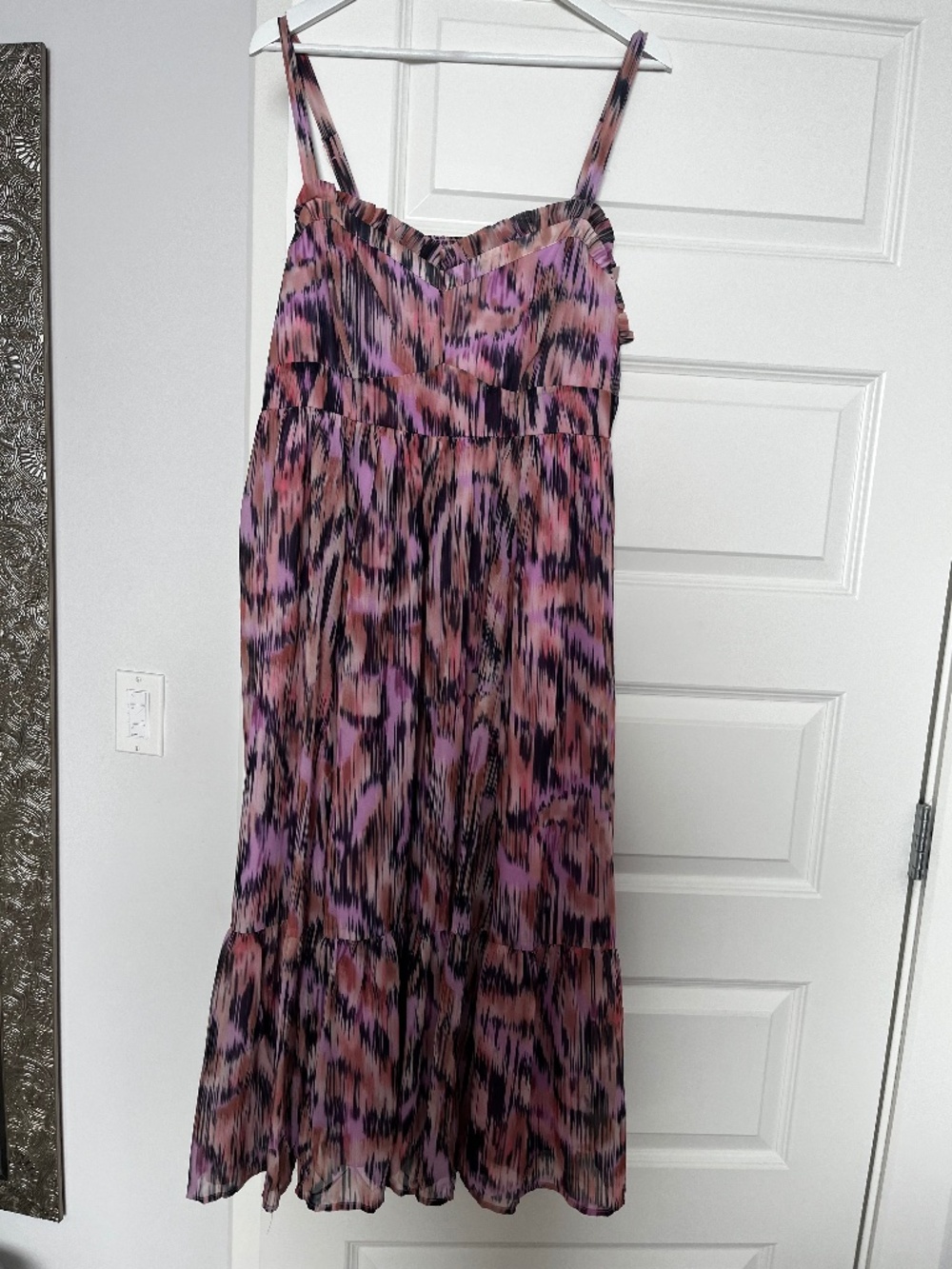 Torrid size 1 midi dress -abstract print